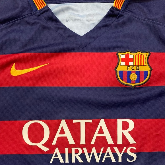 Nike Barcelona Messi #10 Home Jersey 2015/2016 Size M - Picture 7 of 12